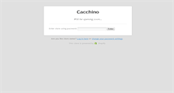 Desktop Screenshot of cacchino.com