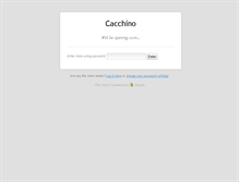 Tablet Screenshot of cacchino.com